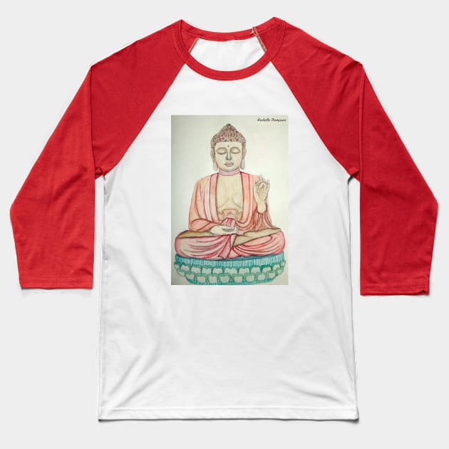 Buddha Baseball T-Shirt by Rororocker